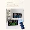 Large LED Screen Digital Clock With Double Mount Design 2 Alarms Quiet Operations For Home Office Bedroom Decors