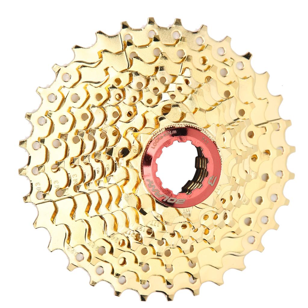 VG Sports Mountain Bike 9 Speed Freewheel Bicycle 11‑32T Cassette Flywheel Replacement Gold