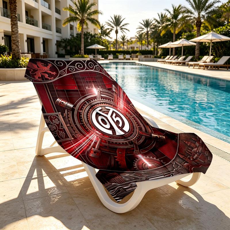 05 1FSV Mainz 05 Print Beach Towel Design, Soft, Lightweight. for Home Bathroom, Spa, Pool, Yoga, Surfing, Camping, Gift for Family, Friend