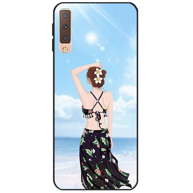 For Phone Case Samsung Galaxy A7 2018 Case Bumper Soft TPU Silicone Coque Back Cover For Samsung A7 2018 A750 A750F Case Fundas