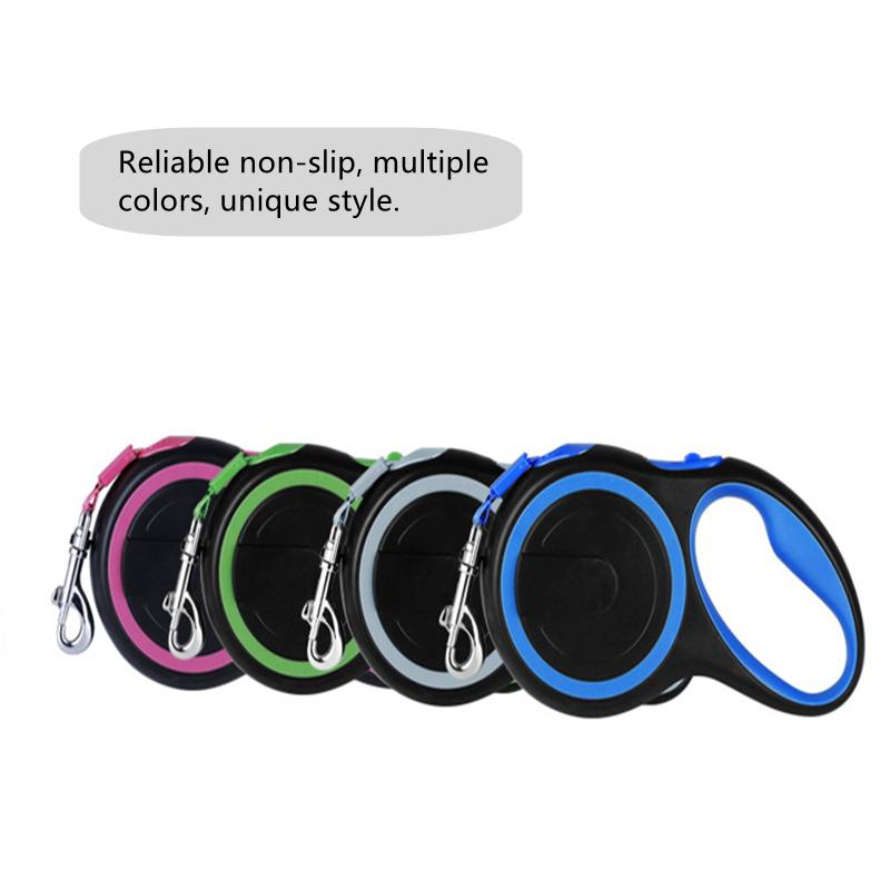 Powerful Large Dog Collar Traction Rope Long-lasting Nylon Retractable Dog and Cat Collar with Automatic Retractable Traction Rope