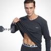 Nanjiren Men's Pure Cotton V-Neck Thermal Underwear Set