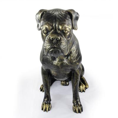 Boxer, Deutscher Boxer - Lebensgroße Hundestatue, 1:1 maßstabsgetreue Figur, Statue für den Garten von