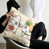 Cute Anime H-Hamtaro Cushion Cover Pillowcase Upholstery Sofa Throw Pillow Home Decor Pillowcas