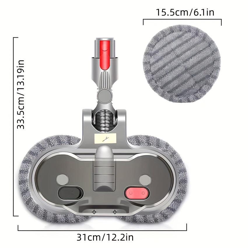 Compatible Electric Mop Head for Dyson Vacuum Cleaners V7, V8, V10, V11, V15 - Wet and Spray Mopping Cleaning Attachment