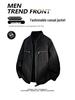 Teen 2026 Stand-up Collar Winter Retro Motorcycle Workwear Jacket