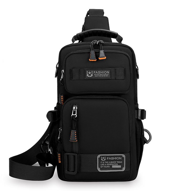 Herren Outdoor Brusttasche Multifunktionale Umhängetasche Große Kapazität Schultertasche