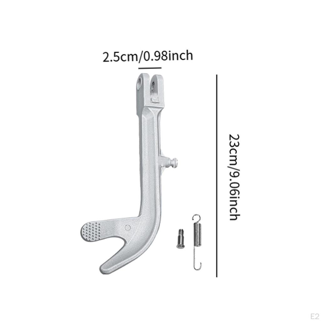 Motorbike Kickstand Motorcycle Parking Stand Nonslip Aluminum Alloy Side