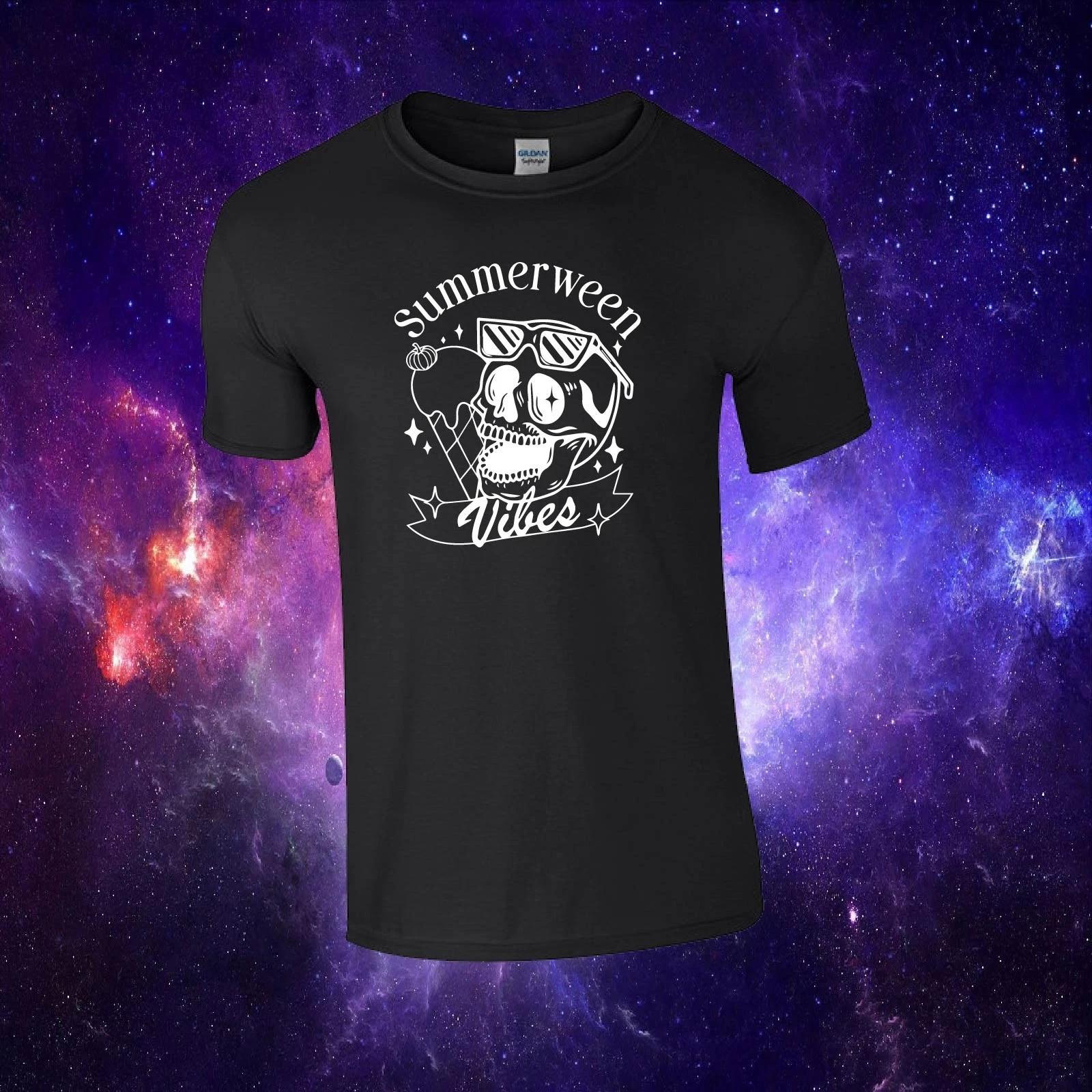 

Summerween Vibes Funny Kids Unisex Top T-shirt 120