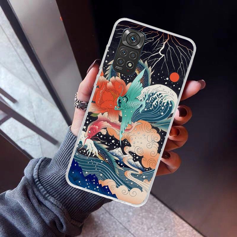 Japanese Pub Wave Anime Arrived Phone Case For Xiaomi Redmi Note 15 14 14S 13 12S 12 Pro Plus 11S 11 10S 10 4G Cover 11E 11T 5G