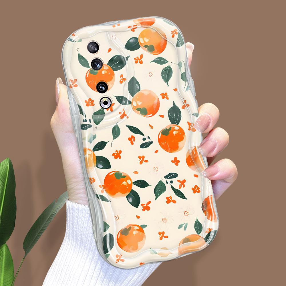 

Милый мультяшный узор, кремовая текстура, мягкий силиконовый чехол с волнистыми краями, чехол для телефона для Huawei Honor Infinix Tecno iPhone Tecno Spark Go 2024 прозрачный