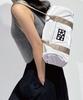 Novio Logback White Duffle Shoulder Bag