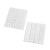 Poppy Epoxy Geometric Bookmark Mold - Irregular Leaf, Cat Paw, Rectangle Design