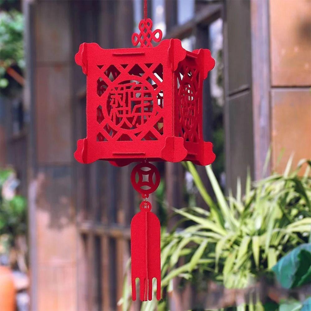 

3D Ornament Red Lanterns Hanging Hanging Lanterns Lamp Chinese Style Lantern Festive 1
