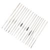 16pcs Thread Crochet Crochet Hook Set Small Size Metal Crochet Stitching Tools  DIY Craft