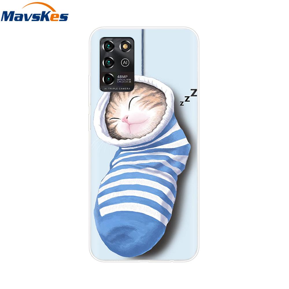 Case For ZTE Blade V30 Vita Phone Case Cool Silicon Protective Cover For ZTE Blade V30 Vita 8030 Bumper Fundas Coque Transparent