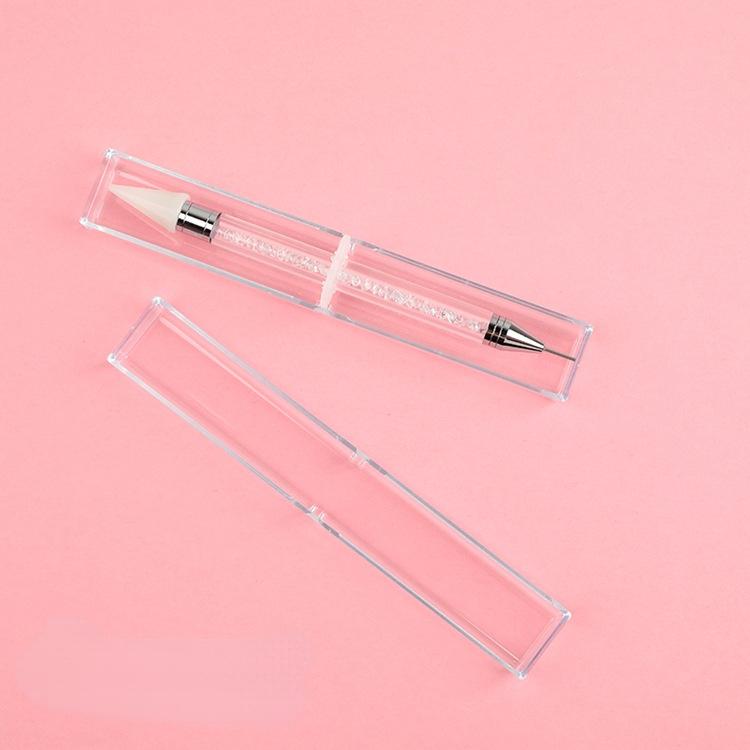 Doppelköpfe Acryl Punktierstift Wachsstift Nagelbürste Strasssteine Kristall Aufheben Nagelnieten Punktierer DIY Punktbohrer Nagelwerkzeuge