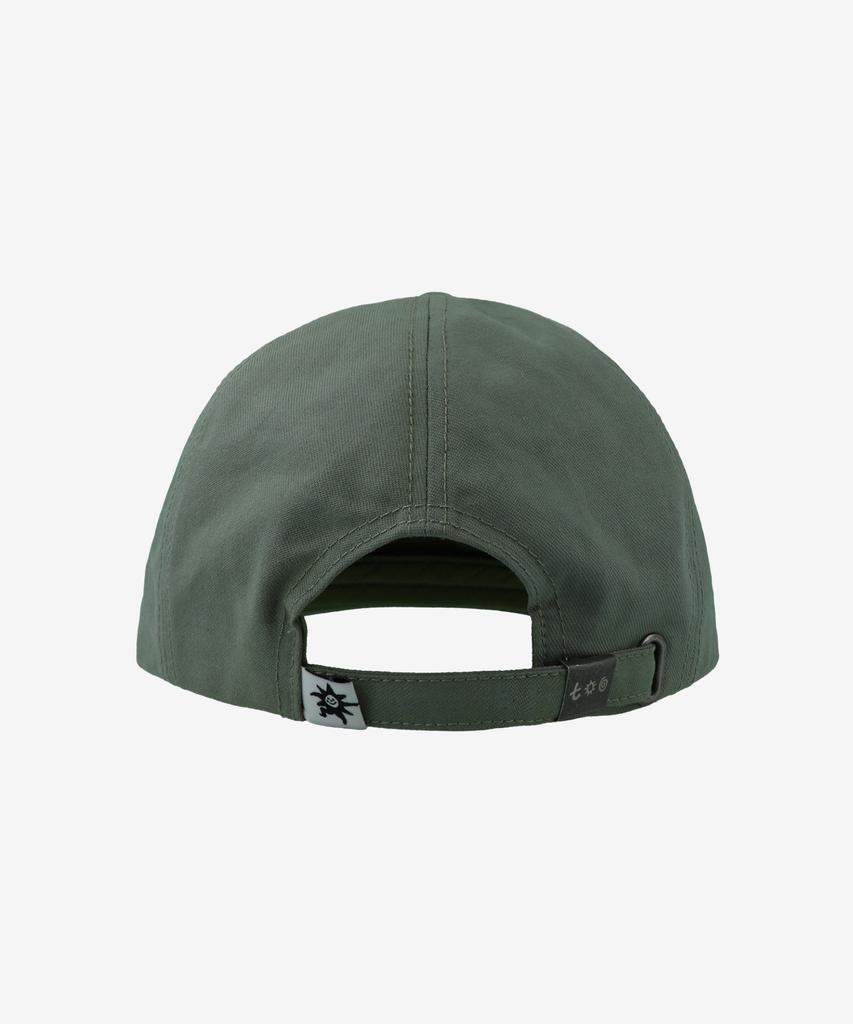 Tonilolenseu Applique Logo Ball Cap Grayish Green