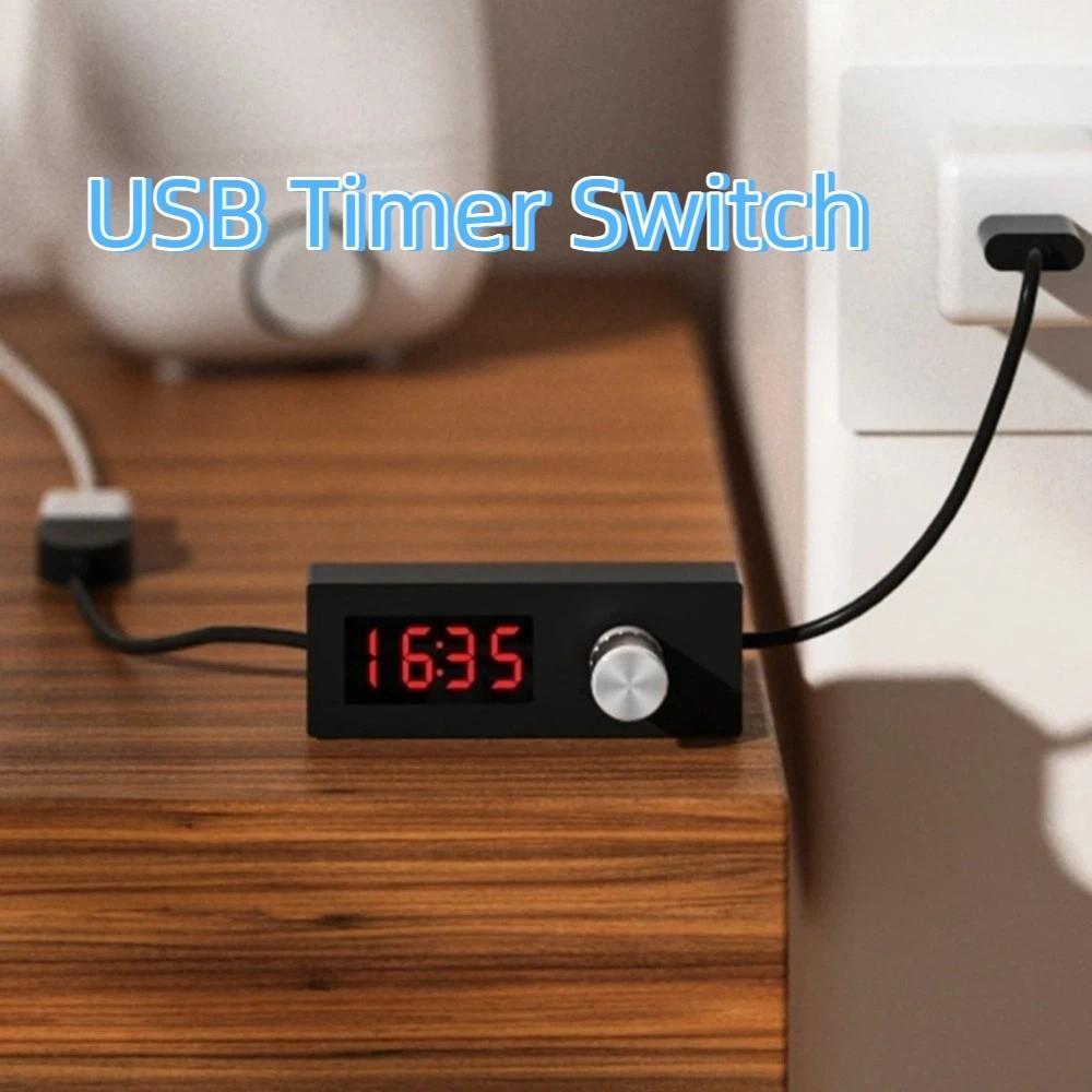 Digital Display Timer Switch Cable Efficient Automatic Shutdown Timer  Fish Tank