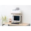 Nakabayashi Desktop Rack, Printer Stand, Desktop Stand, Width 50cm, Natural Wood Grain PRK-101NM