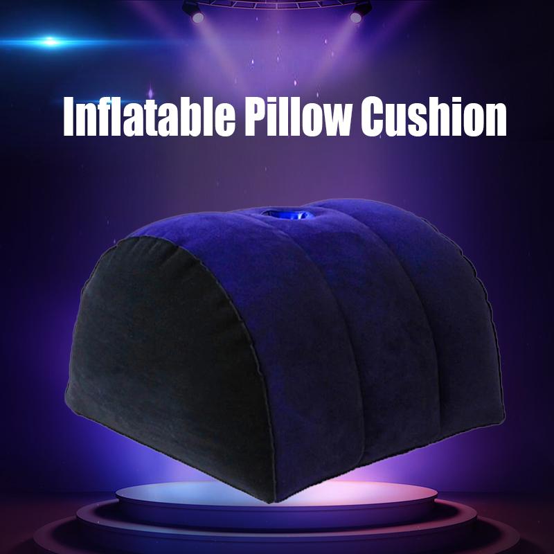 HOT Thickened Portable Inflatable Pillow Aid Positions Support Husband And Wife Positions Support Air Cushion Night Relax Pillow