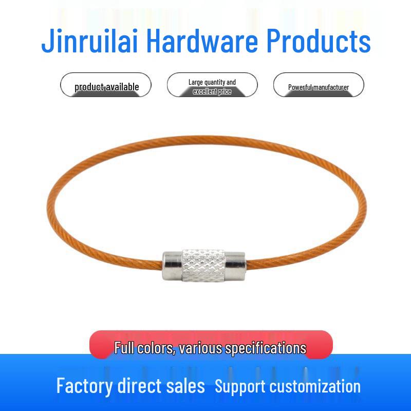 

PVC-Coated Colored Steel Wire Rings & 304 Stainless Steel Key Rings with Enamel Luggage Tags in Various Colors White Keychain