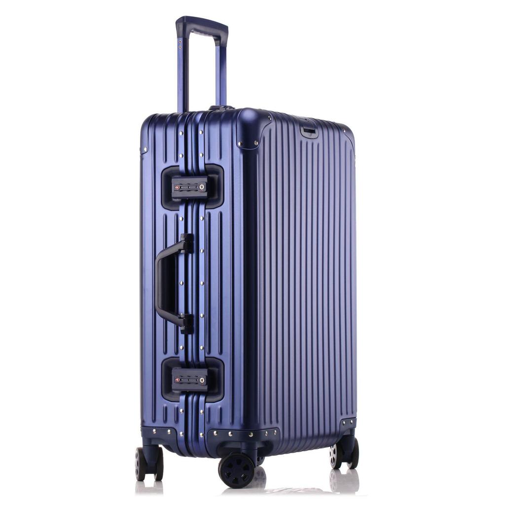 20" Classic Aluminum-Magnesium Alloy Suitcase with Customs Lock