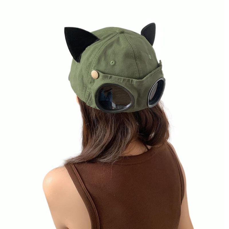 

Женские головные уборы с остроконечными маленькими лицами, двусторонними кошачьими ушками