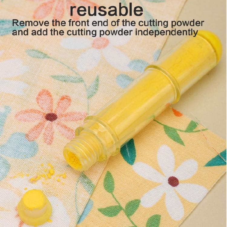 Roller Wheel Chalk Marker Dressmaking Chalk Pencil Quilting Chalk Pen For Patchwork Positioning Sewing Craft Project