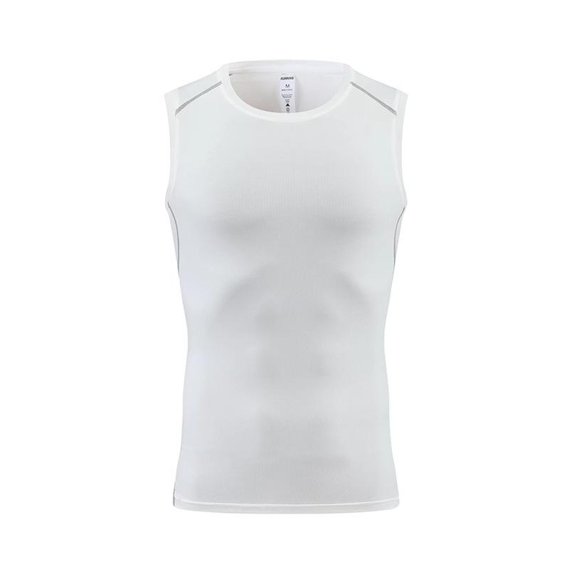 Men s Quick-Dry Sleeveless Compression Sports Vest for Running and Fitness XXXL