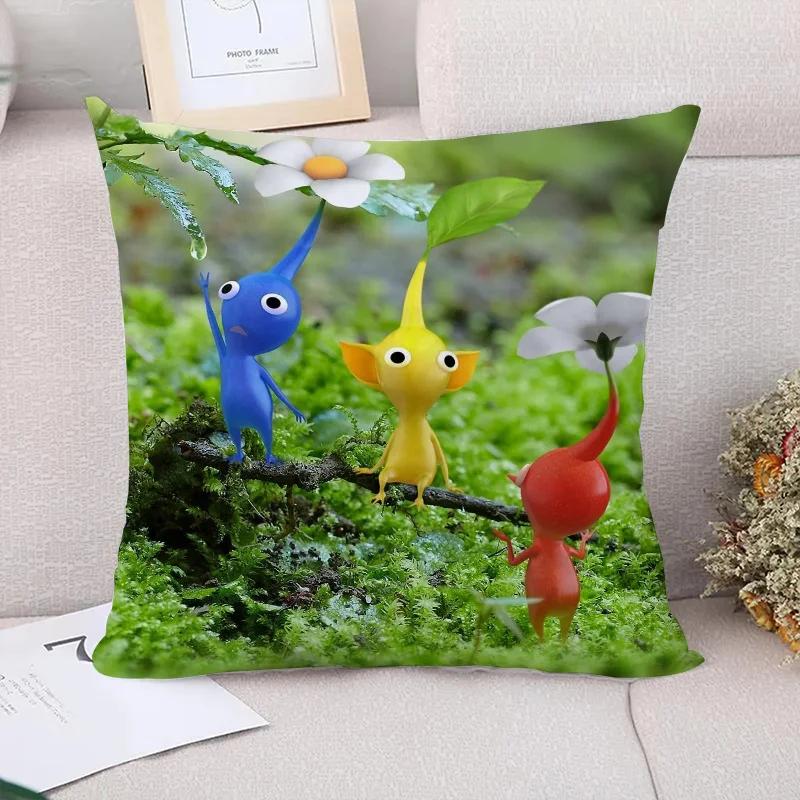 PIKMINS Kuddfodral för Kuddar Dekorativa Soffkuddar Kuddar Heminredning Kort Plysch Örngott 40x40 Soffa 45*45 Säng