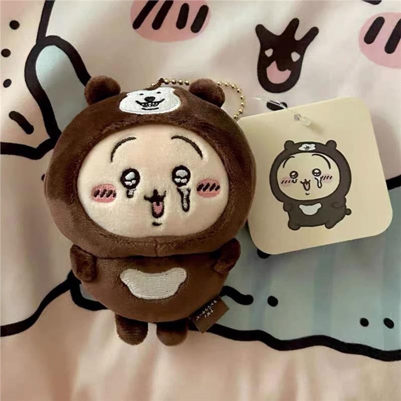 

Чиикава Киироитори Головной убор медведя с плачущим кулоном Хачи Усаги Плюшевая кукла Standard