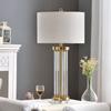 38x76cm Post Modern Golden Simple Crystal Large Table Lamps for Living Room Model House Villa Bedroom Bedside Lamp