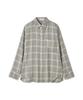 Emi Check Gray Women's Overshirt, 13WFB254049,