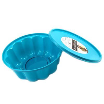 [P8914] - Blue 'Coloring' Dessert Mold (1.5L) - 21x9 Cm