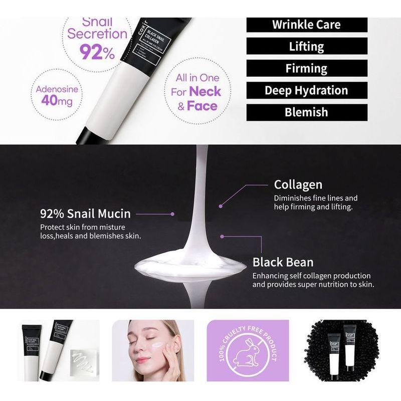 Coxir - Black Snail Collagen All In One Augencreme