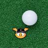 Kakudai Yomiuri Giants Golf Ball Marker with Cap Clip - Giabbit Mascot Design, Magnetic Iron Golf Accessory for Fans