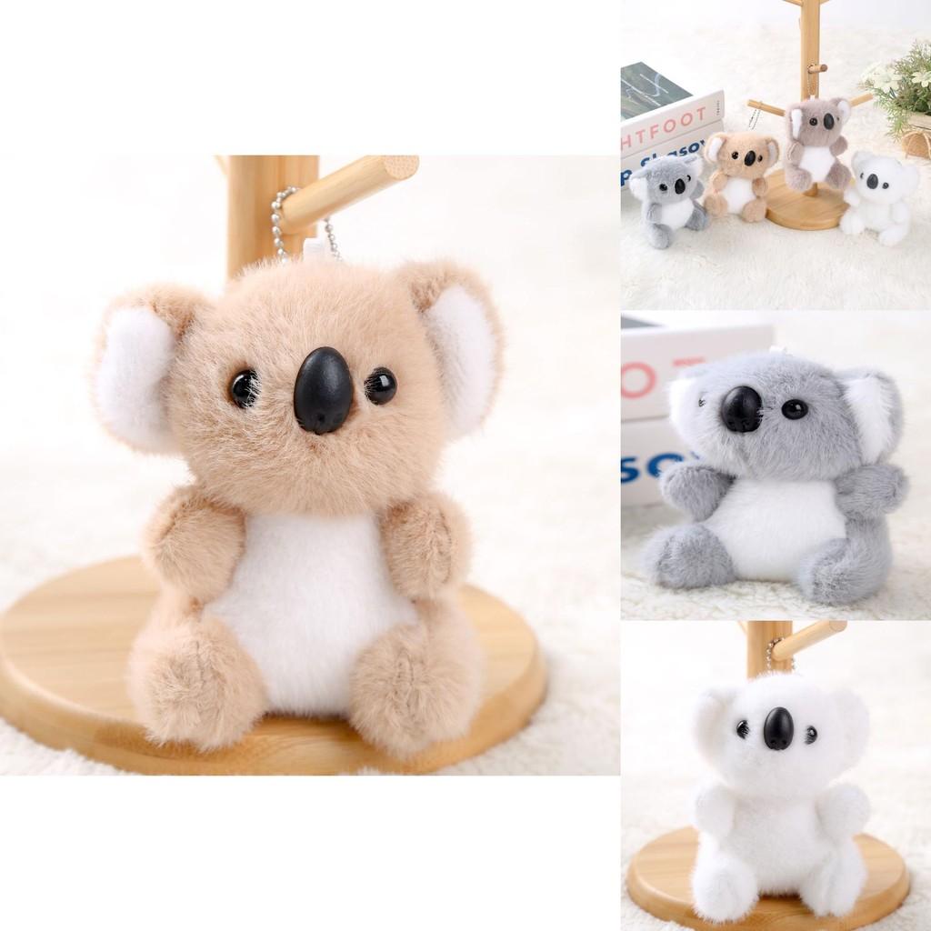 Plush Koala Keychain With Soft Cotton Filling For Girls Backpack Accessories