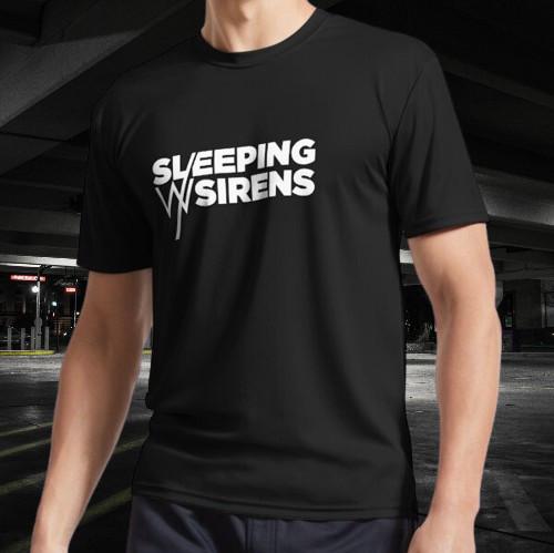 Sleeping With Sirens Logo Active T-Shirt Funny Size Mode American T-shirt S разноцветный