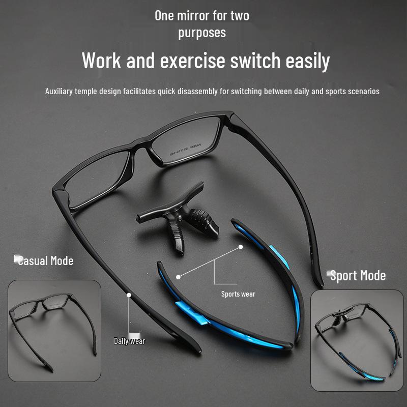 Ochelari sport cu dioptrii anti-aburire pentru bărbați - Ochelari rezistenți la explozie pentru fotbal și baschet.