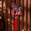 Embroidered Chinese New Year Incense Packet Chinese Red Horse Wind Chimes Decoration  Cultural Gift