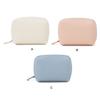 Personalized Ple Cosmetic Bag Portable Waterproof Multifunctional Handbag Fashion PU Solid Color Pouch Large Capacity