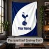 Tapeçaria de Parede Personalizada, Texto Personalizado do Tottenham Hotspur FC, Arte de Parede em Tecido Macio Para Decoração de Interiores