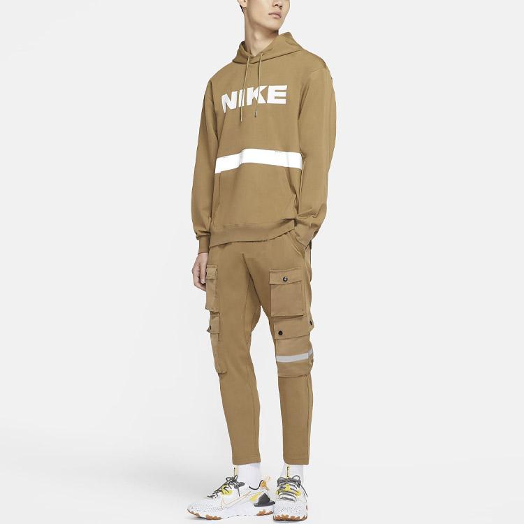 Nike City Made Multi-Pocket Reflective Logo Knit Casual Pants Men Bottoms Seaweed-Brown DB3612-303
