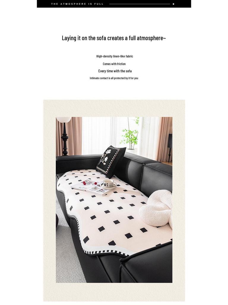 2024 High-End Chenille Sofa Cushions: Special-Shaped, Irregular, All-Season Covers for Leather Sofas