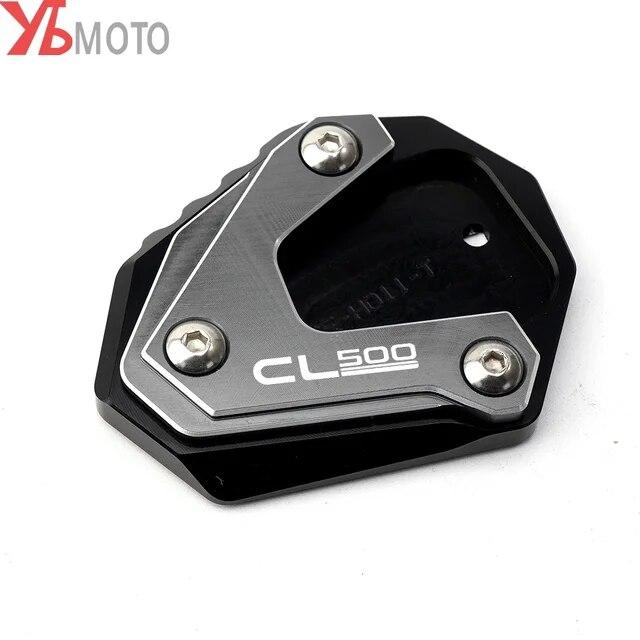 For HONDA CL500 CL250 CL300 CL 250 300 500 2023 Accessories Motorcycle Aluminum Side Stand Extension Kickstand Enlarge Pad