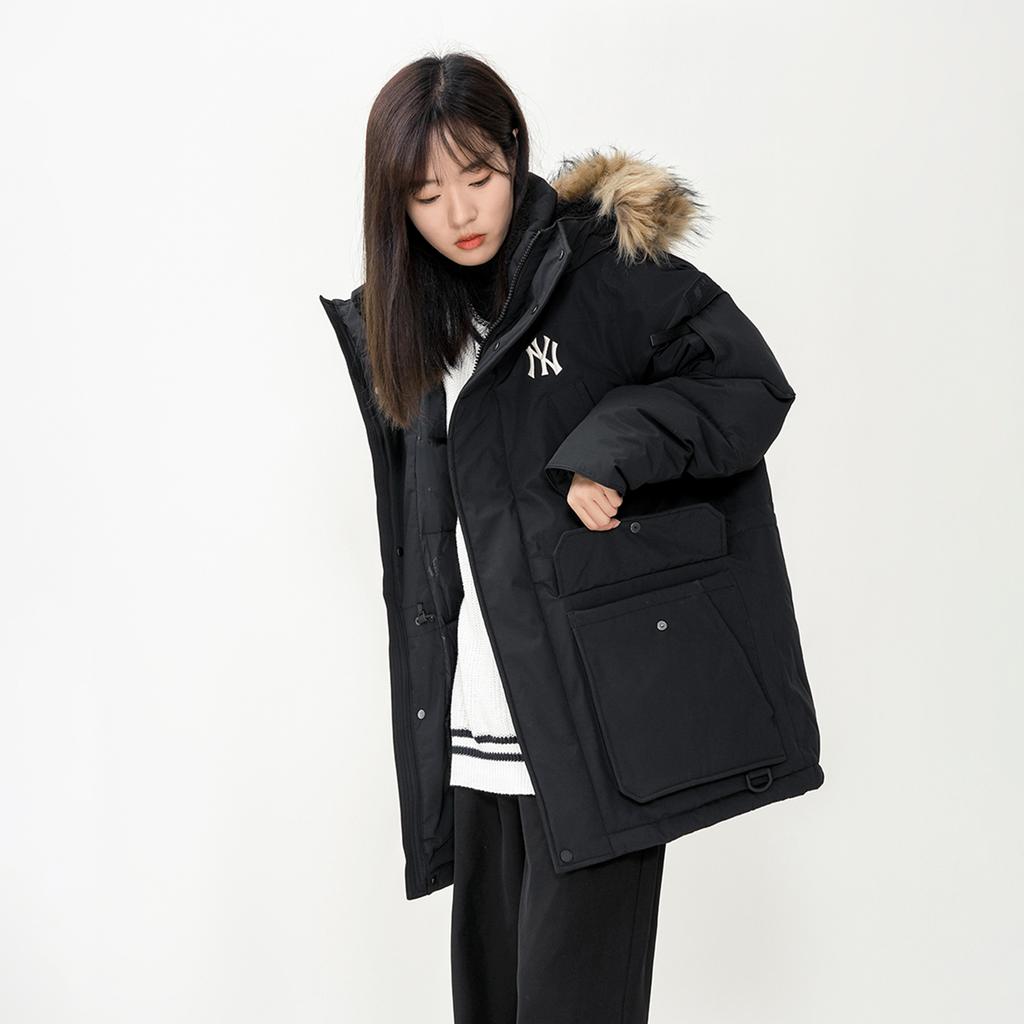 New MLB Down Jacket Winter Unisex Black 3ADJEC516-50BKS