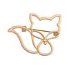 Golden Openwork Animal Brooch Pin - Fox, Deer, Cat, Pearl Teddy Bear Design Classic Fashion Accessory