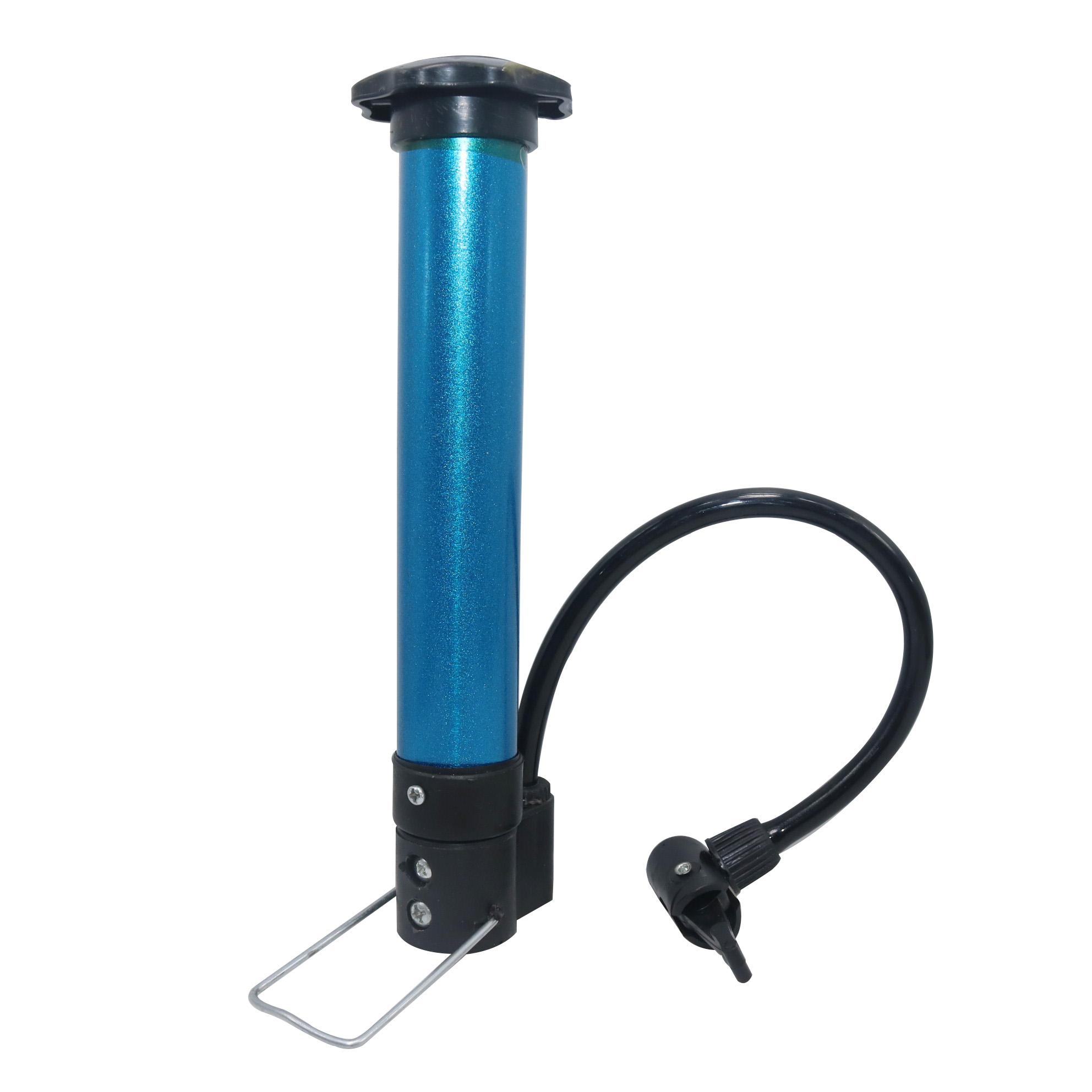 

1 шт. Портативный велосипедный насос для накачивания велосипедных мячей, ручной насос для накачивания велосипедных шин мотоцикла синий