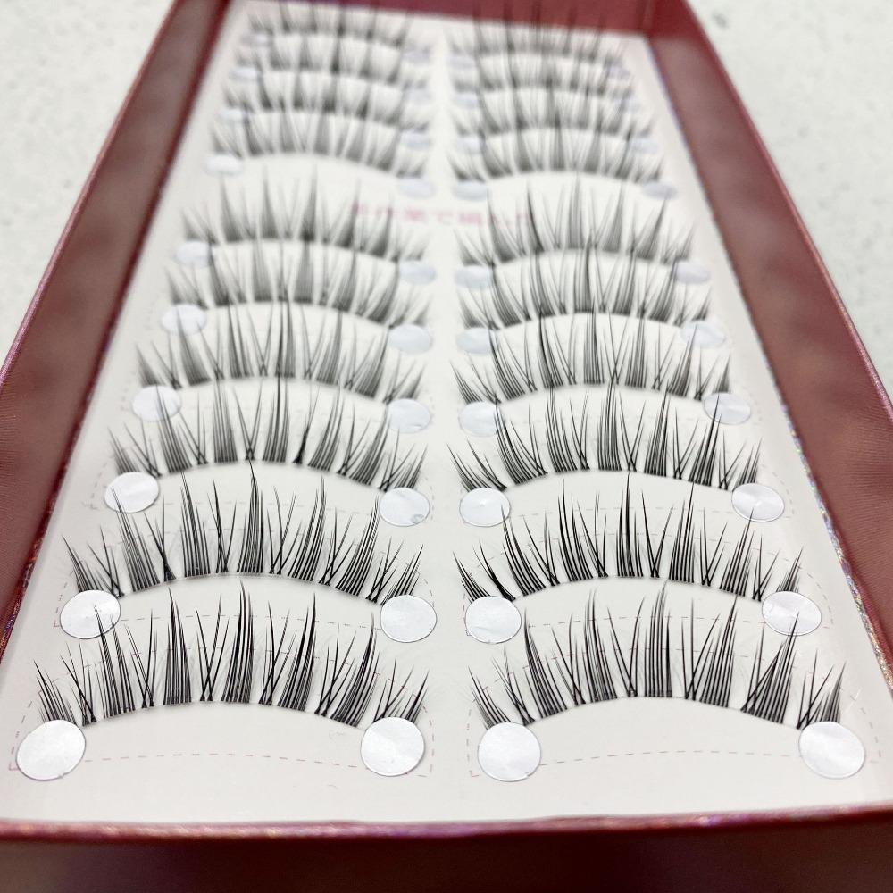 Natural Fake Lashes Wispy False Eyelashes Hot Eyelashes  Makeup Eyelash Extension